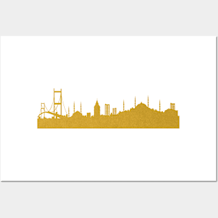 Golden Istanbul Posters and Art